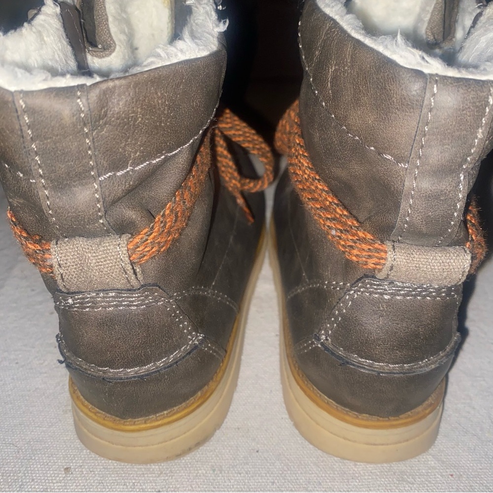 Mad Love Women's Wanda Shearling Style Boots Size 7.5 Brown Ankle Boot - Picture 5 of 6